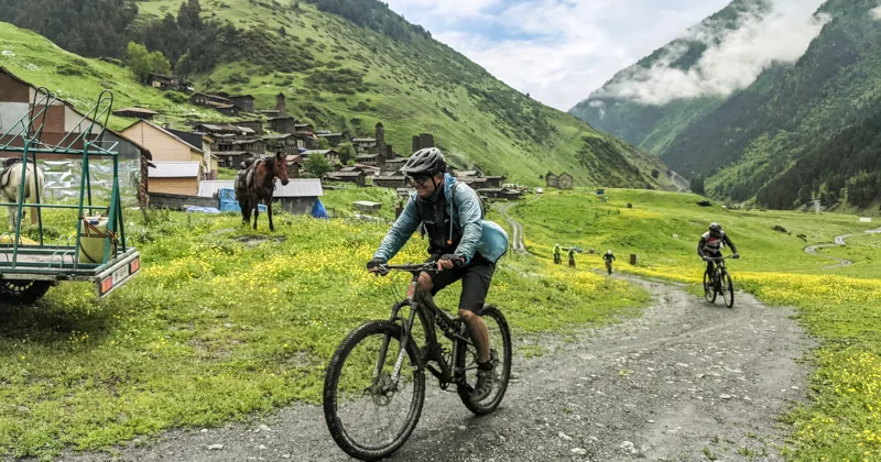 Bike tour in Tusheti