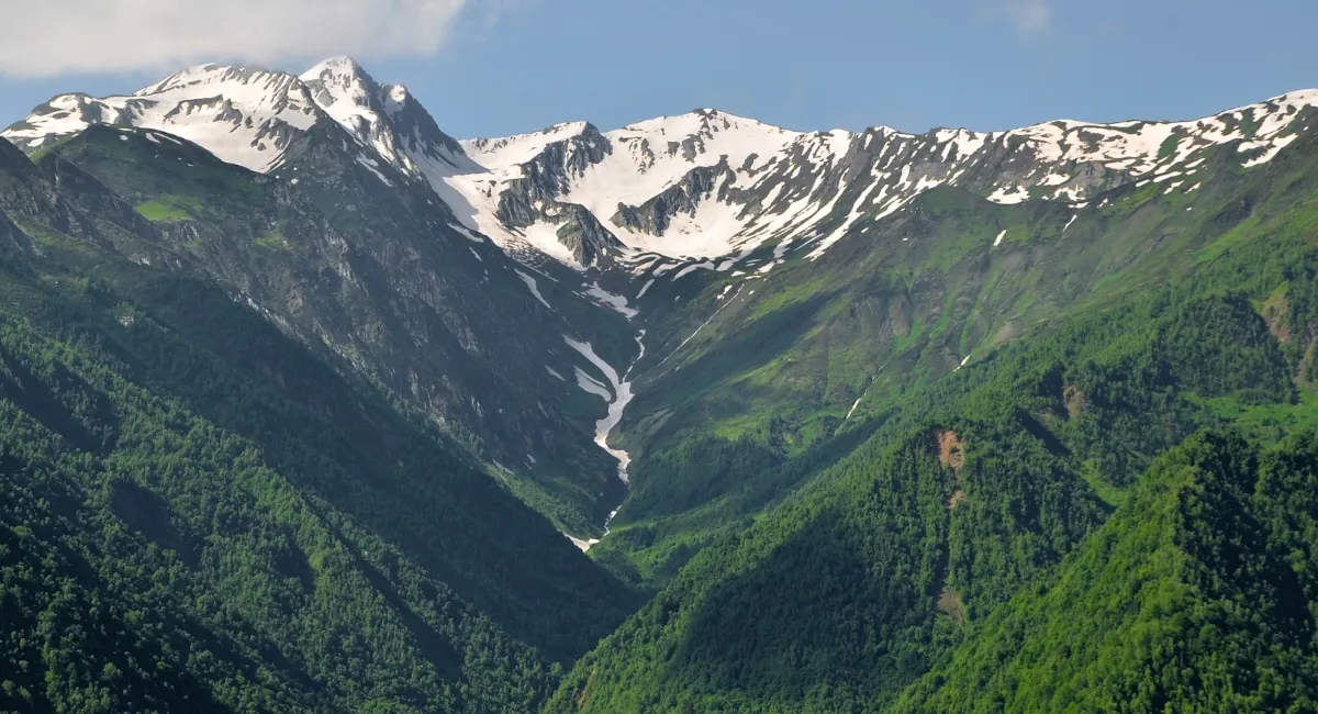 A valley in Svaneti