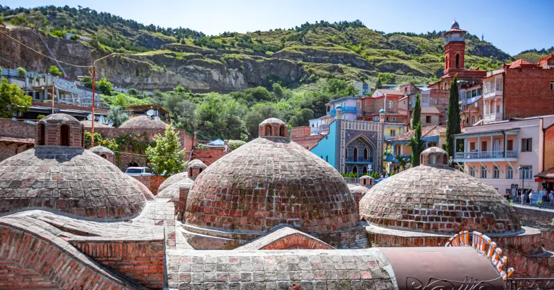 The city center in Tbilisi