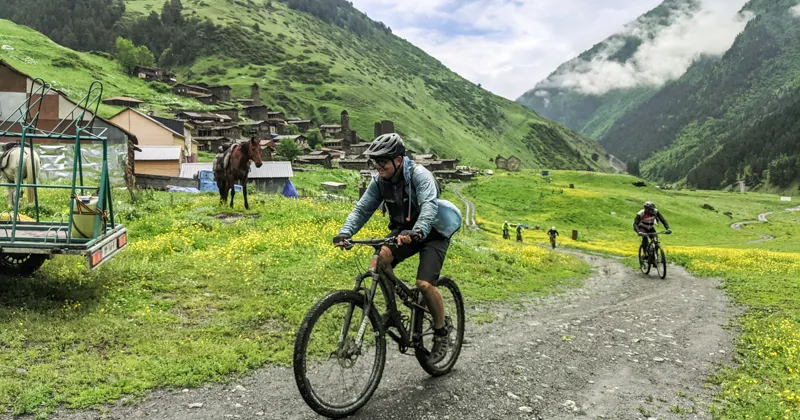 Mountain biking