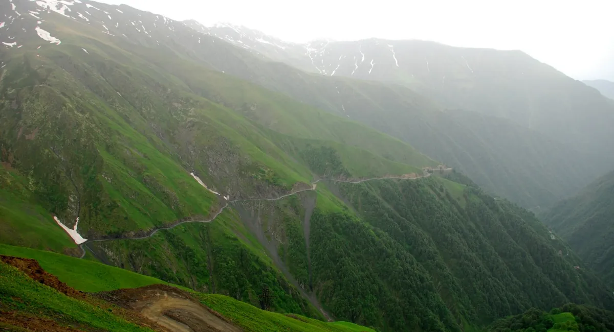 A valley in Tusheti