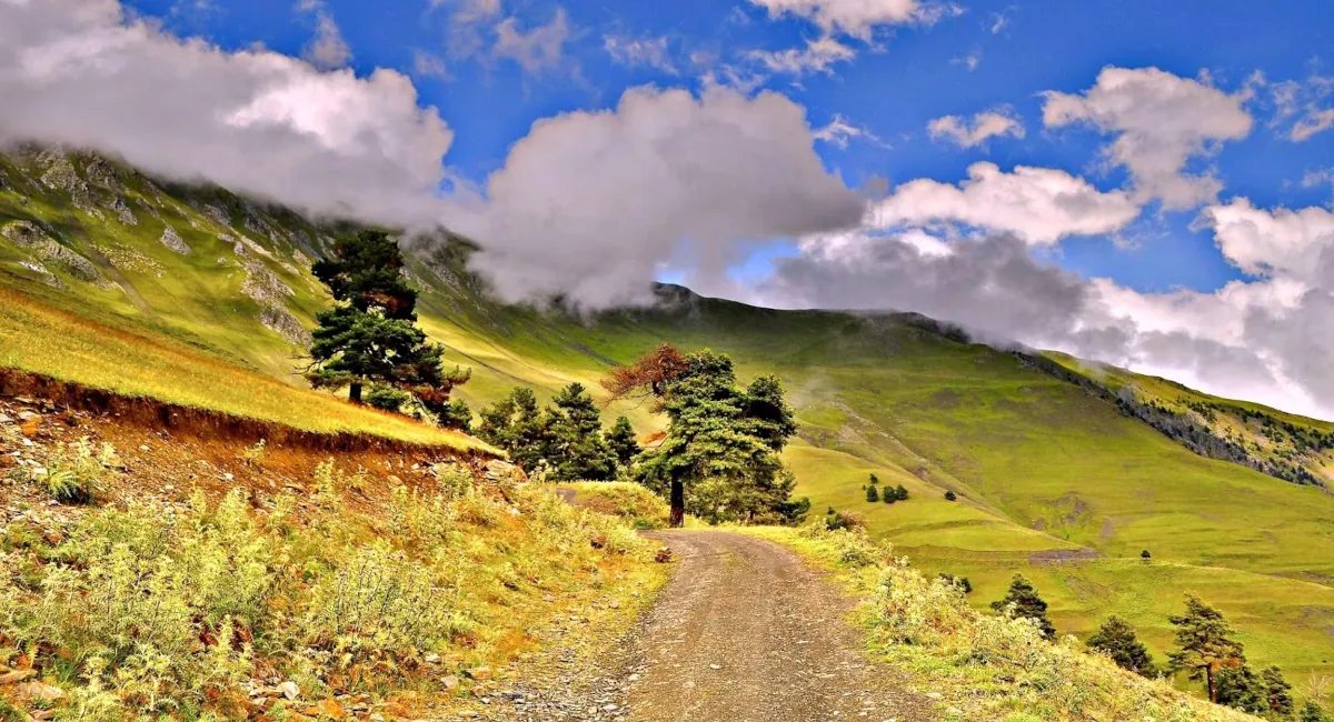 A road in Tusheti